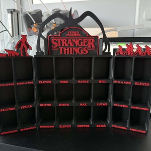 Stranger Things Funko Pop tartó polc, Otthon & Életmód, Dekoráció, Kép & Falikép, 3d képek, Fotó, grafika, rajz, illusztráció, MESKA