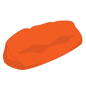 Narancs Relax Babzsák Kanapé Huzat, , , MESKA