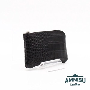 Fekete krokkómintás egy cipzáras kulcstartó A8008, Táska & Tok, Kulcstartó & Táskadísz, Kulcstartó, , MESKA