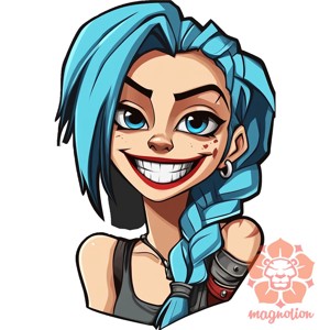 Jinx matrica v4 - ruha & divat - női ruha - póló, felső - Meska.hu