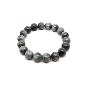 Sasszem golyó karkötő 12-13mm, Ékszer, Karkötő, Ásványkarkötő, , MESKA