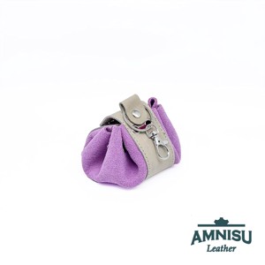 Szürke - világos lila bőr mini 2in1 szütyő és kockatálca N8014-4015 - játék & sport - táblajáték és kártyajáték - társasjátékok - dobókocka - Meska.hu