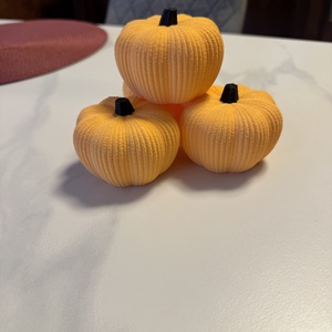 3D nyomtatott mini dekor tök � őszi és Halloween dekoráció - karácsony - karácsonyi lakásdekoráció - karácsonyi lakásdíszek - Meska.hu