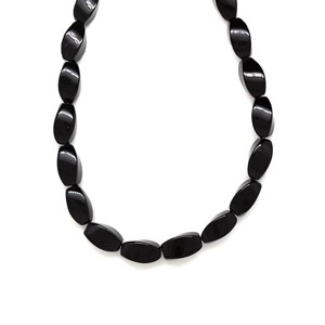 Onix hasáb csavart 12x6mm ékszerkészítő alapanyag (füzér), Kellékek & szerszámok, Ásvány alapanyag, Ásványfüzér, , MESKA