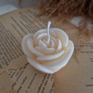 Rose dekor gyertya  - otthon & életmód - gyertya, illat, aroma - gyertya - Meska.hu