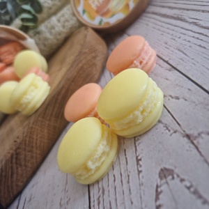 Mangós macaron illatviasz , Otthon & Életmód, Gyertya, illat, aroma, Illatviasz, Gyertya-, mécseskészítés, MESKA