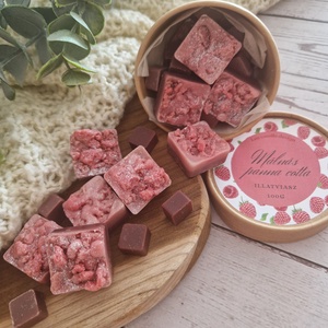 Málnás panna cotta illatviasz  - otthon & életmód - gyertya, illat, aroma - illatviasz - Meska.hu