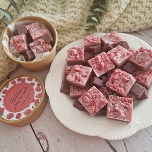 Málnás panna cotta illatviasz  - otthon & életmód - gyertya, illat, aroma - illatviasz - Meska.hu