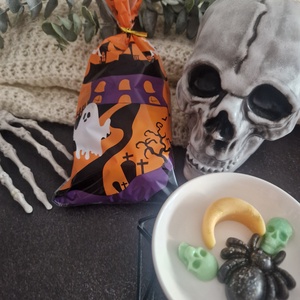 Haloweeni meglepetés zsák, Otthon & Életmód, Gyertya, illat, aroma, Illatviasz, Gyertya-, mécseskészítés, MESKA