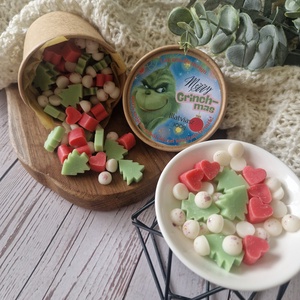 Grinch-mas illatviasz  - otthon & életmód - gyertya, illat, aroma - illatviasz - Meska.hu