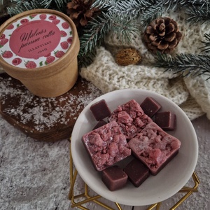 Málnás panna cotta illatviasz  - otthon & életmód - gyertya, illat, aroma - illatviasz - Meska.hu