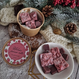 Málnás panna cotta illatviasz  - Meska.hu