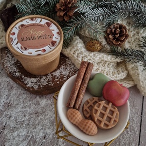 Nagyi almás pitéje illatviasz  - otthon & életmód - gyertya, illat, aroma - illatviasz - Meska.hu
