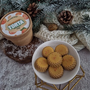 Mandarintorta illatviasz  - otthon & életmód - gyertya, illat, aroma - illatviasz - Meska.hu