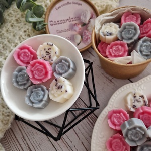 Bazsarózsa illatviasz, kézműves nőies lakásillatosító,tökéletes ajándékötlet - otthon & életmód - gyertya, illat, aroma - illatviasz - Meska.hu