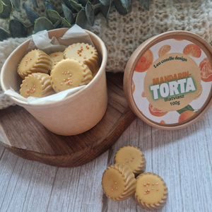 Mandarintorta illatviasz  - otthon & életmód - gyertya, illat, aroma - illatviasz - Meska.hu