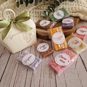 Zsákbamacska illatviasz ajándékdoboz 5 meglepetés illattal - otthon & életmód - gyertya, illat, aroma - illatviasz - Meska.hu