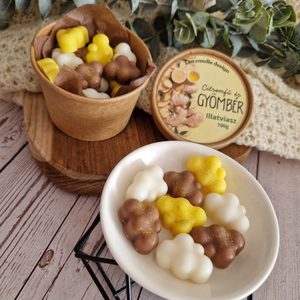 Citromfű éd gyömbér illatviasz, friss citrusos harmónia otthonodba - otthon & életmód - gyertya, illat, aroma - illatviasz - Meska.hu