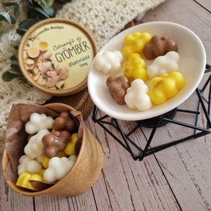 Citromfű éd gyömbér illatviasz, friss citrusos harmónia otthonodba - otthon & életmód - gyertya, illat, aroma - illatviasz - Meska.hu