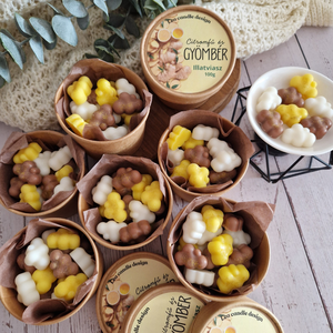 Citromfű éd gyömbér illatviasz, friss citrusos harmónia otthonodba - otthon & életmód - gyertya, illat, aroma - illatviasz - Meska.hu