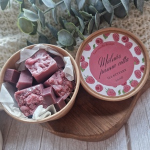 Málnás panna cotta illatviasz  - otthon & életmód - gyertya, illat, aroma - illatviasz - Meska.hu