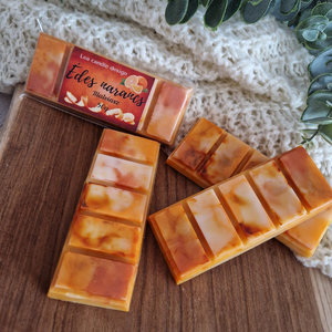 Édes narancs illatviasz, friss, lédús, gyümölcsös élmény, Otthon & Életmód, Gyertya, illat, aroma, Illatviasz, Gyertya-, mécseskészítés, MESKA