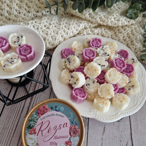 Rózsa illatviasz, friss, virágos elegancia - otthon & életmód - gyertya, illat, aroma - illatviasz - Meska.hu