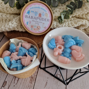 Babapúder illatviasz - otthon & életmód - gyertya, illat, aroma - illatviasz - Meska.hu