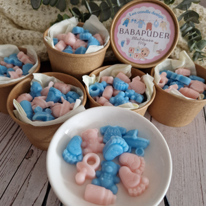 Babapúder illatviasz, Otthon & Életmód, Gyertya, illat, aroma, Illatviasz, Gyertya-, mécseskészítés, MESKA