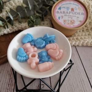 Babapúder illatviasz - otthon & életmód - gyertya, illat, aroma - illatviasz - Meska.hu