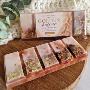Golden kasmír törhető illatviasz, elegáns,nőies virág illat, Otthon & Életmód, Gyertya, illat, aroma, Illatviasz, Gyertya-, mécseskészítés, MESKA