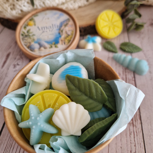 Amalfi part illatviasz - Napsütötte séta a tengerparton - otthon & életmód - gyertya, illat, aroma - illatviasz - Meska.hu