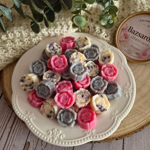 Bazsarózsa illatviasz, nőies, finom rózsaillat  - otthon & életmód - gyertya, illat, aroma - illatviasz - Meska.hu