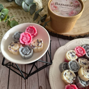Bazsarózsa illatviasz, nőies, finom rózsaillat  - otthon & életmód - gyertya, illat, aroma - illatviasz - Meska.hu