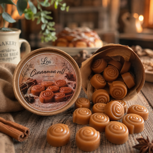 Cinnamon roll illatviasz, Otthon & Életmód, Gyertya, illat, aroma, Illatviasz, Gyertya-, mécseskészítés, Mintha egy hangulatos pékség ajtaját nyitnád ki egy hűvös reggelen. A Cinnamon Roll illatviasz a fr..., MESKA
