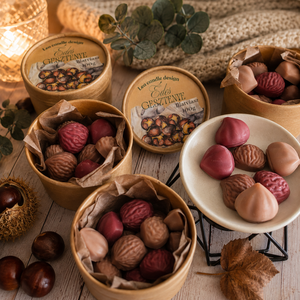 Édes gesztenye illatviasz, meleg, édes őszi hangulat otthonodba - otthon & életmód - gyertya, illat, aroma - illatviasz - Meska.hu