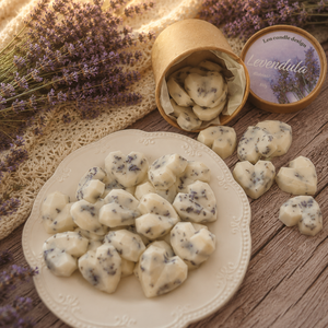 Levendula illatviasz aromalámpába, kézműves, nyugtató lakásillatosító - otthon & életmód - gyertya, illat, aroma - illatviasz - Meska.hu