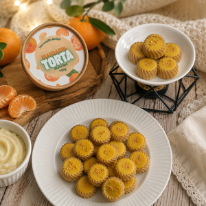Mandarintorta illatviasz, édes citrusos élmény - otthon & életmód - gyertya, illat, aroma - illatviasz - Meska.hu