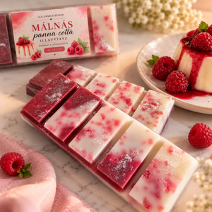 Málnás panna cotta illatviasz, igazi málnás desszertélmény - Meska.hu