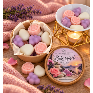 Béke szigete illatviasz - tiszta, nyugodt, virágos - gyógynövényes illat , Otthon & Életmód, Gyertya, illat, aroma, Illatviasz, Gyertya-, mécseskészítés, MESKA