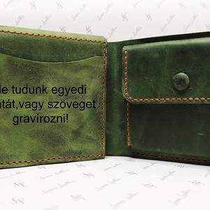 Hugo - Gravírozható pénztárca - táska & tok - pénztárca & más tok - pénztárca - férfi pénztárca - Meska.hu