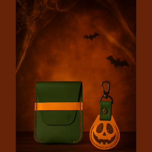 Halloween szett  Kártyatartó és AirTag tartó -  - Meska.hu