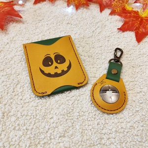 Halloween szett  Kártyatartó és AirTag tartó -  - Meska.hu