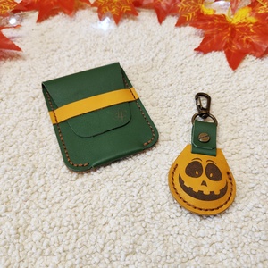 Halloween szett  Kártyatartó és AirTag tartó -  - Meska.hu
