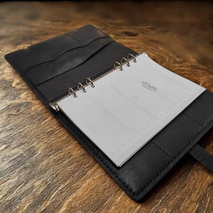 Executive Bőr Gyűrűs Mappa � Prémium Szervező Sokzsebes Kialakítással - Meska.hu