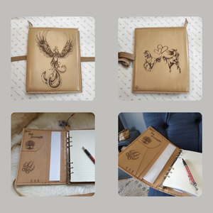 Masterpiece Bőr Gyűrűs Mappa � A Te Történeted Bőrbe Zárva (Teljesen Egyedi Műalkotás) - otthon & életmód - papír, írószer - mappa - Meska.hu