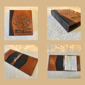 Masterpiece Bőr Gyűrűs Mappa � A Te Történeted Bőrbe Zárva (Teljesen Egyedi Műalkotás) - otthon & életmód - papír, írószer - mappa - Meska.hu