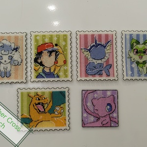 Pokémonos hűtőmágnes  - otthon & életmód - konyhafelszerelés, tálalás - konyhai dekoráció - hűtőmágnes - Meska.hu
