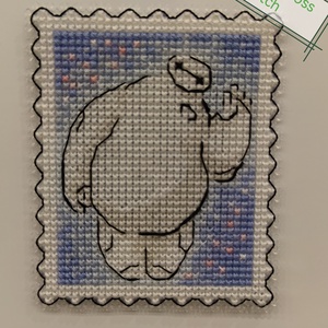 Baymax hűtőmágnes , Otthon & Életmód, Konyhafelszerelés, tálalás, Konyhai dekoráció, Hűtőmágnes, Hímzés, MESKA