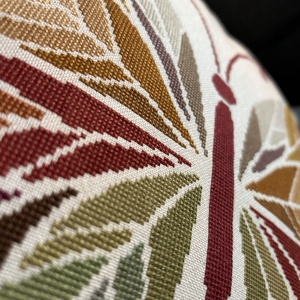 Keresztszemes hímzett pillangós díszpárna � kézműves lakásdekor - otthon & életmód - lakástextil - párna & párnahuzat - díszpárna (belsővel együtt) - Meska.hu